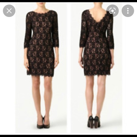 Babaton Dresses & Skirts - Aritzia t. Babaton rafeal lace v back dress size 0